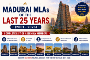 Madurai MLAs of the Last 25 Years (2001–2026)